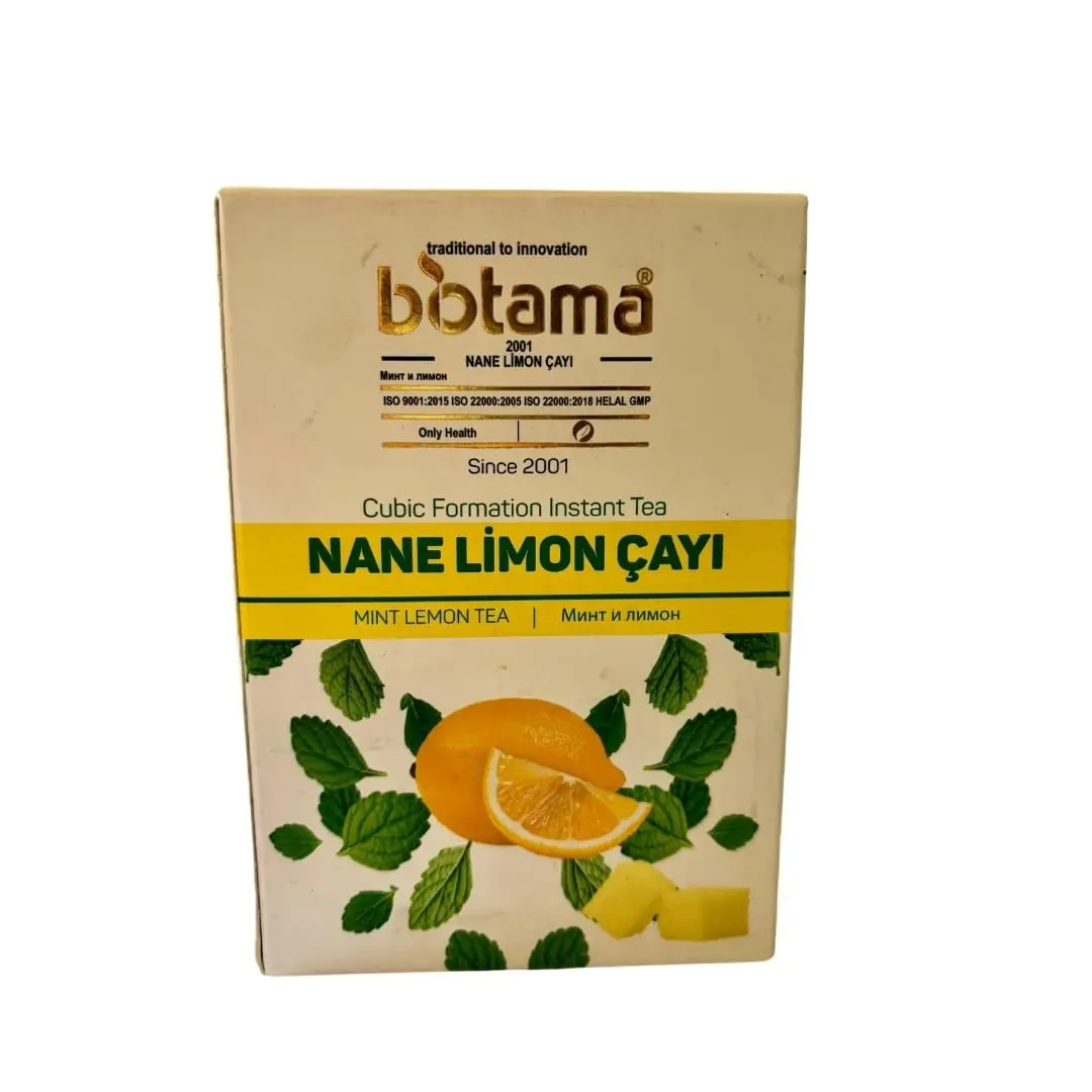 Bir kutu Biotama küp nane limon çayı